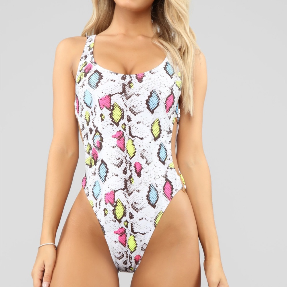 Snake Print Swimsuit
